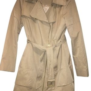 Guess beige trench coat size small